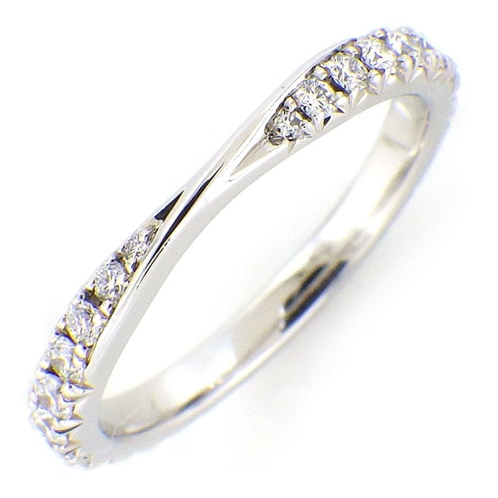 ハリーウィンストン HARRY WINSTON リング ブリリアント ラブ バンド WBDPRDPABRL エンゲージメント フル エタニティ サークル 28ポイント ダイヤモンド 計0.48ct PT950 8号 【箱・保付き】 【中古】
