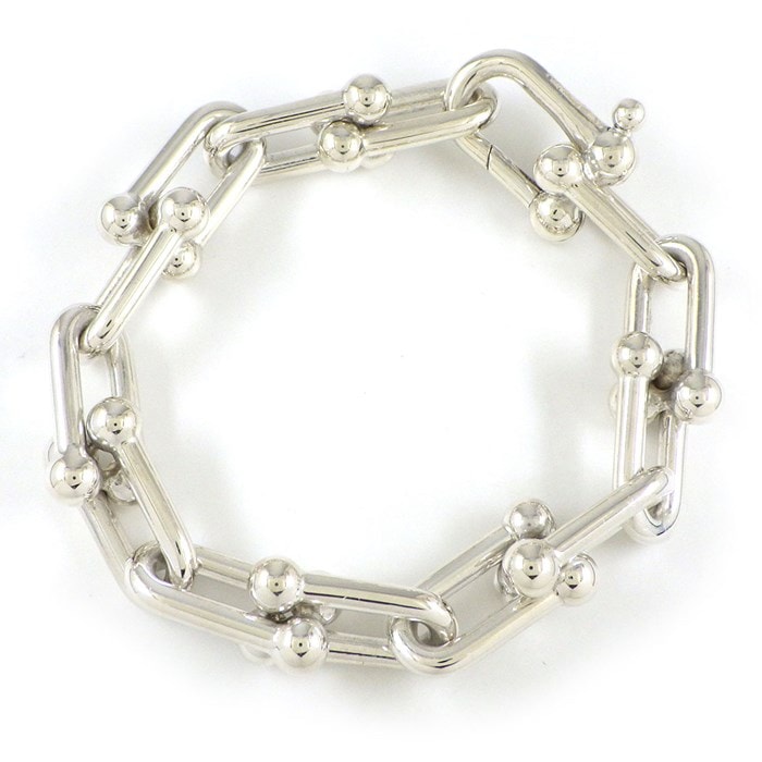 ティファニー Tiffany & Co. ブレスレット ハードウェア リンク ラージ 60153089 SV925 【中古】