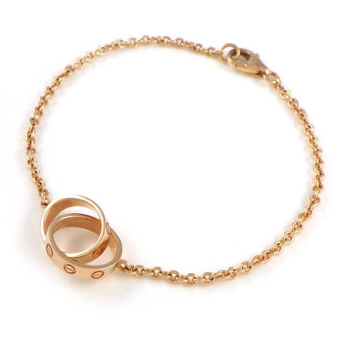 カルティエ Cartier ブレスレット ベビー ラブ B6027000 オンライン限定 K18PG 【中古】