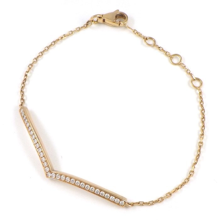 ショーメ Chaumet ブレスレット ジョゼフィーヌ エグレット ダイヤモンド K18PG 【中古】