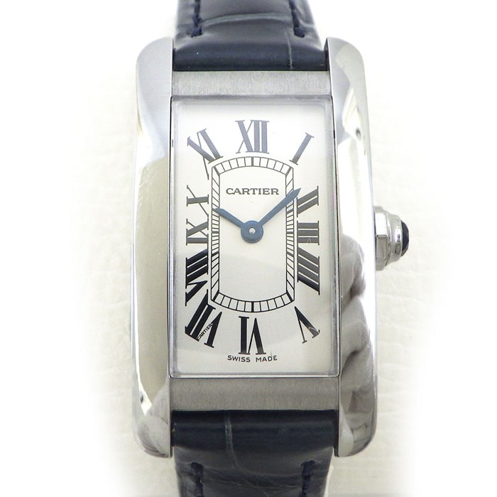 カルティエ Cartier 腕時計 タンクアメリカン SM WSTA0016 ローマ数字  