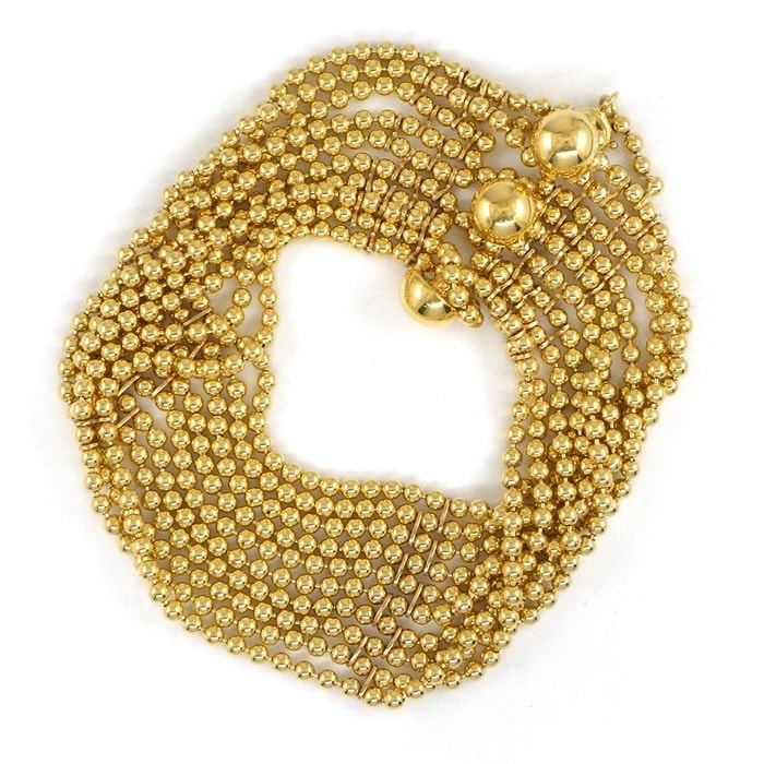 カルティエ Cartier ブレスレット パリヌーベルバーグ レア 廃盤品 コレクターズアイテム K18YG 【中古】