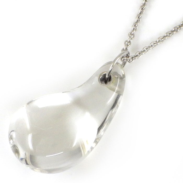 ティファニー Tiffany & Co. ネックレス ティア ドロップ ロッククリスタル PT950 【中古】