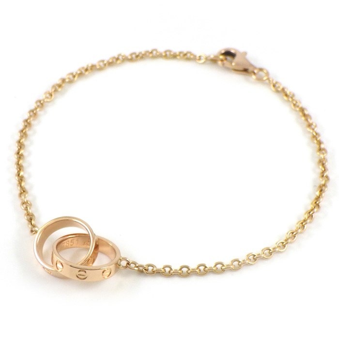 カルティエ Cartier ブレスレット ベビー ラブ B6027000 オンライン限定 K18PG 【中古】