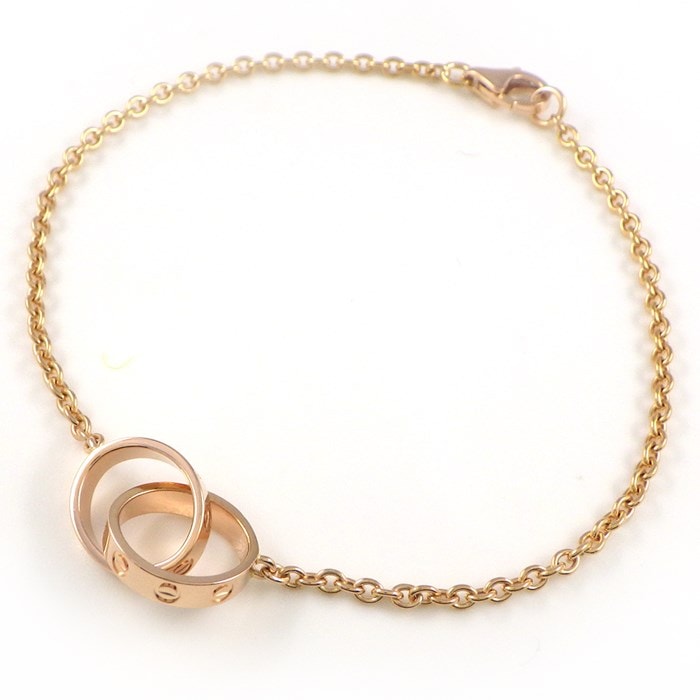 カルティエ Cartier ブレスレット ベビー ラブ B6027000 オンライン限定 K18PG 【中古】