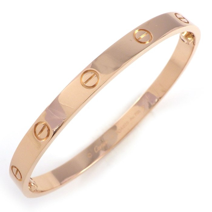 カルティエ Cartier ブレスレット ラブ B6067419 K18PG / #19 【中古】