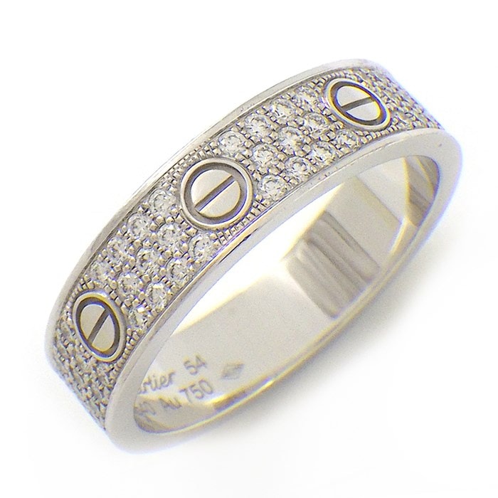 カルティエ Cartier リング ラブ ウェディング B4085257 ミニラブ 幅