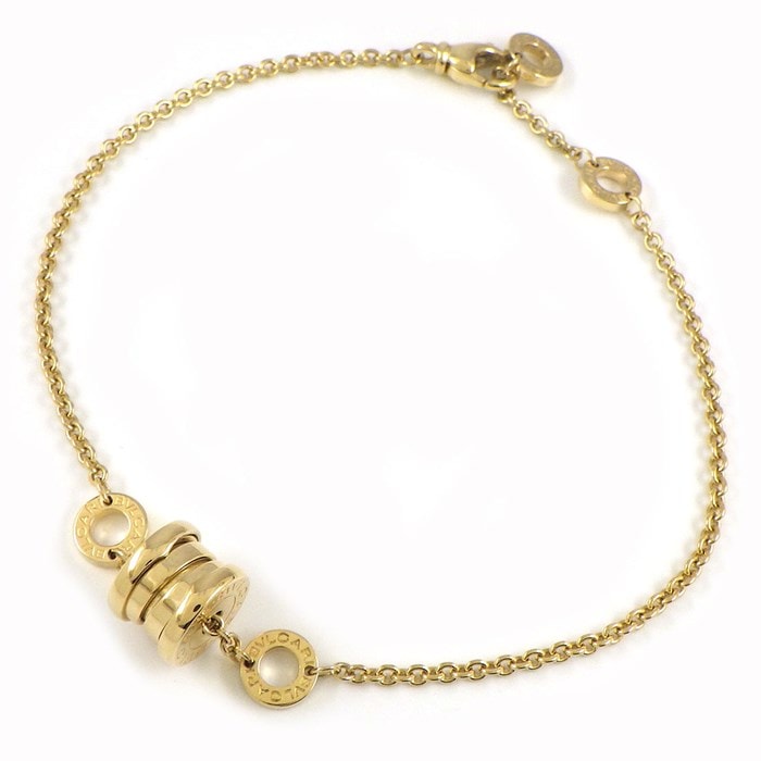 ブルガリ BVLGARI ブレスレット B-zero1 ビーゼロワン エレメント 340666 K18YG 【中古】