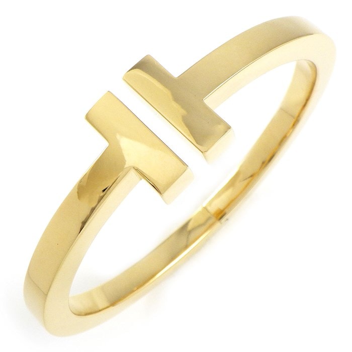 ティファニー Tiffany & Co. バングル Tスクエア 60010736 K18YG / #M 【中古】