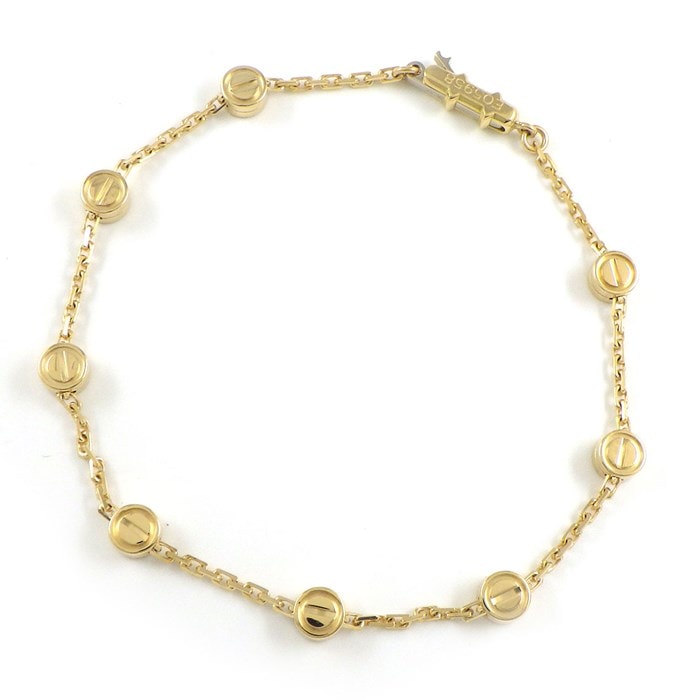 カルティエ Cartier ブレスレット ラブ バスティーユ K18YG 【中古】