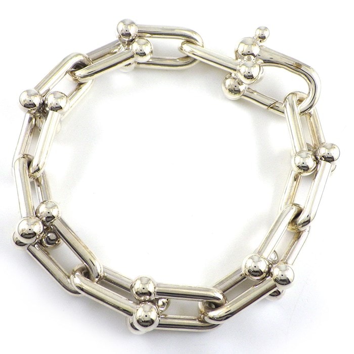 ティファニー Tiffany & Co. ブレスレット ハードウェア ラージ リンク 60153091 SV925 / #M 【中古】