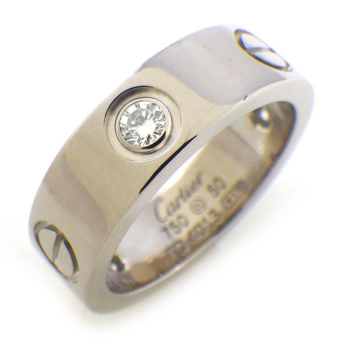 カルティエLOVE リング、ダイヤモンド3個 10号