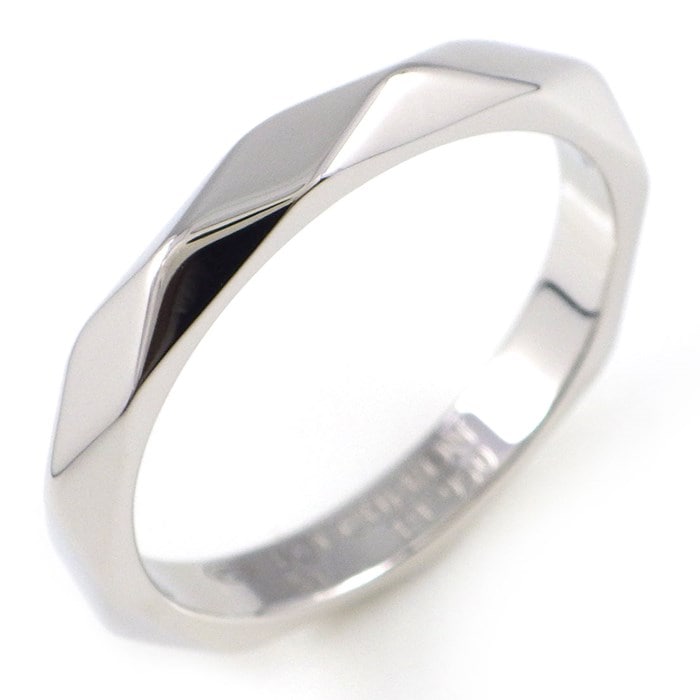ブシュロン BOUCHERON リング ファセット ミディアム JAL00014 PT950 10.5号 / #51 【中古】