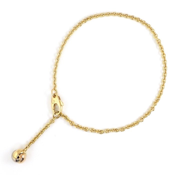 カルティエ Cartier ブレスレット ベビー トリニティ パンピーユ ボール スウィング ドロップ スリーカラー K18PG K18WG K18YG 【中古】