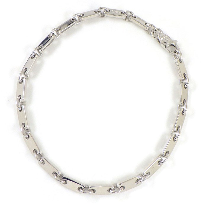 カルティエ Cartier ブレスレット フィガロ チェーン K18WG 【中古】