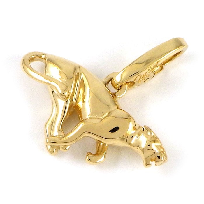 カルティエ Cartier チャーム ペンダントトップ パンテール N3000300 パンサー モチーフ K18YG 【中古】