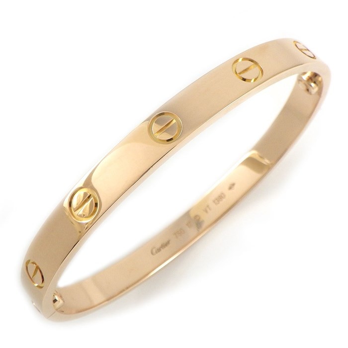 カルティエ Cartier ブレスレット ラブ 新型 B6067417 K18PG / #17 【中古】