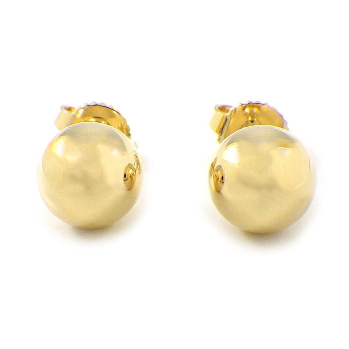 ティファニー Tiffany & Co. ピアス ハードウェア ボール K18YG 【中古】