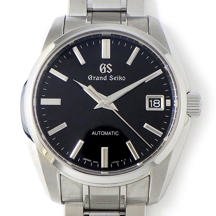 グランドセイコー Grand SEIKO 腕時計 ヘリテージコレクション 9S65-00T0/SBGR317 ブラック文字盤 デイト 裏スケ SS 自動巻き 【箱・保付き】 【中古】