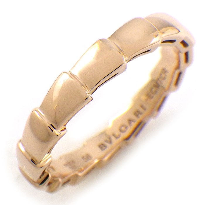 ブルガリ BVLGARI リング セルペンティ ヴァイパー 349657 スネーク K18PG 17.5号 / #58 【中古】