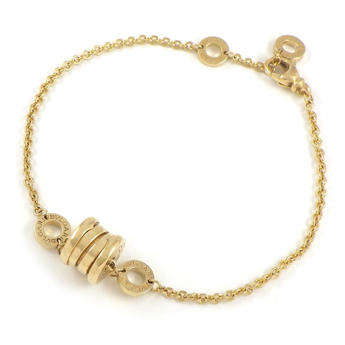 ブルガリ BVLGARI ブレスレット B-zero1 ビーゼロワン エレメント 340665 K18YG / #SM【中古】