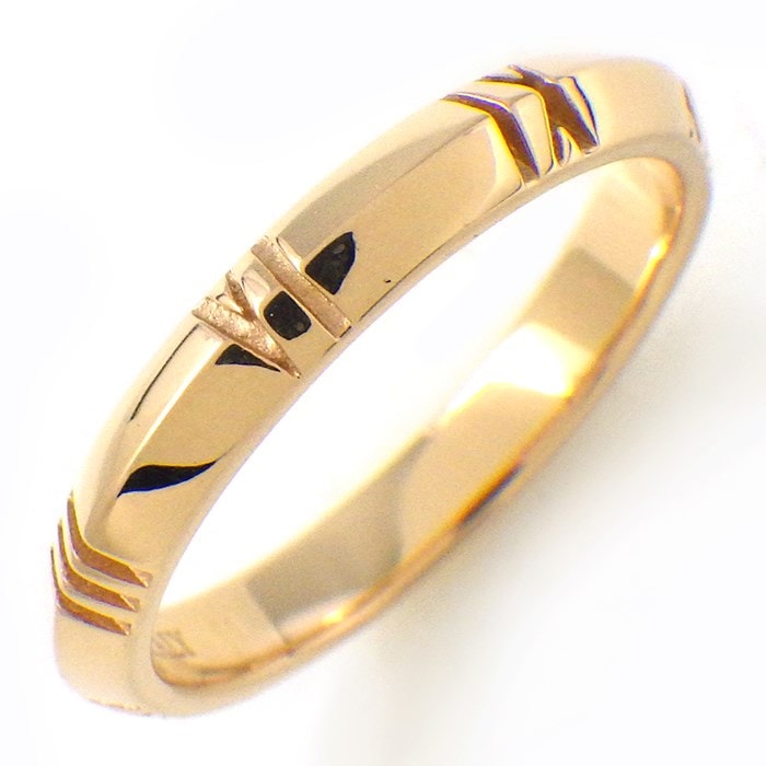ティファニー Tiffany & Co. リング アトラス Xクローズド ナロー K18PG 13号 【中古】