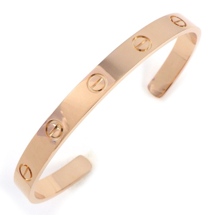 カルティエ Cartier バングル ラブ オープン クラシックモデル B6032617 K18PG / #17 【中古】