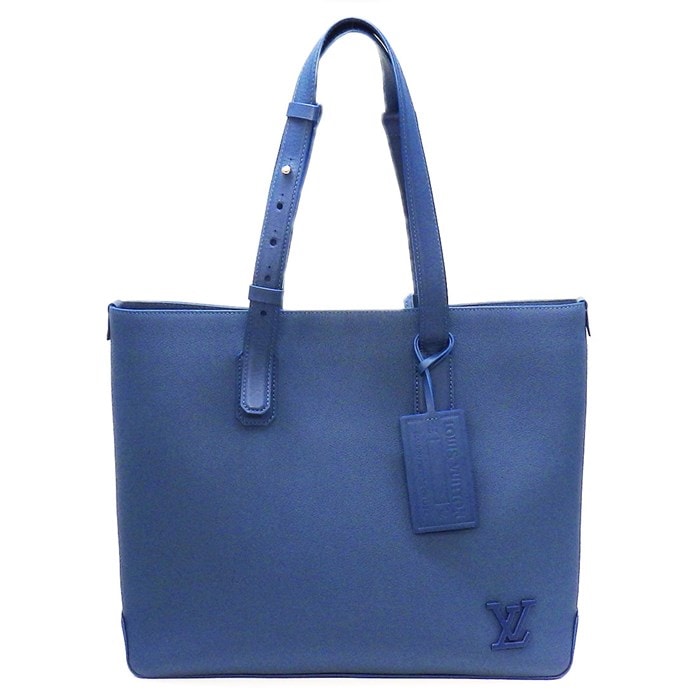 ルイ・ヴィトン Louis Vuitton トートバッグ ビジネスバッグ ファストライン・トート M23707 ブルー アエログラム (カウハイドレザー) (牛革) 【中古】