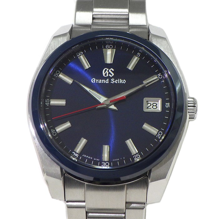 グランドセイコー Grand Seiko 腕時計 スポーツコレクション SBGP015/9F85-0AB0 世界限定2000本 60周年記念 サンレイ ブルー文字盤 カレンダー SS クオーツアナログ 【箱・保付き】 【中古】
