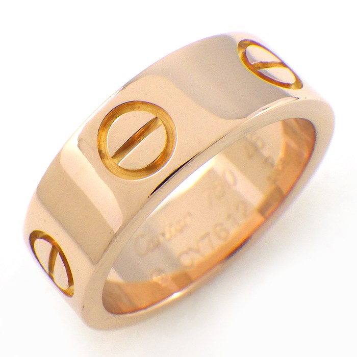 カルティエ Cartier リング ラブ B4047100 クラシック MM K18PG 6号  