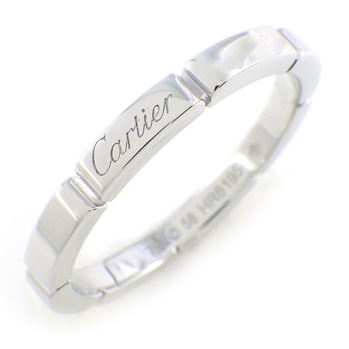 カルティエ Cartier リング マイヨンパンテール B4083558 K18WG 18号 / #58 【中古】