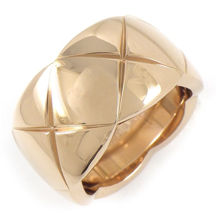 シャネル CHANEL リング ココクラッシュ ラージ J10818 K18BG 10号 / #50 【中古】