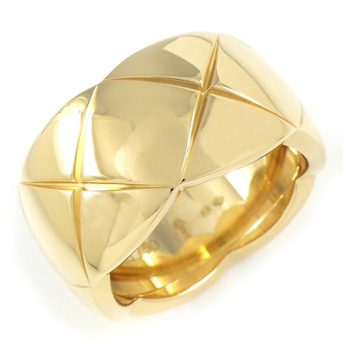 シャネル CHANEL リング ココクラッシュ ラージ J10574 K18YG 13号 / #53 【中古】