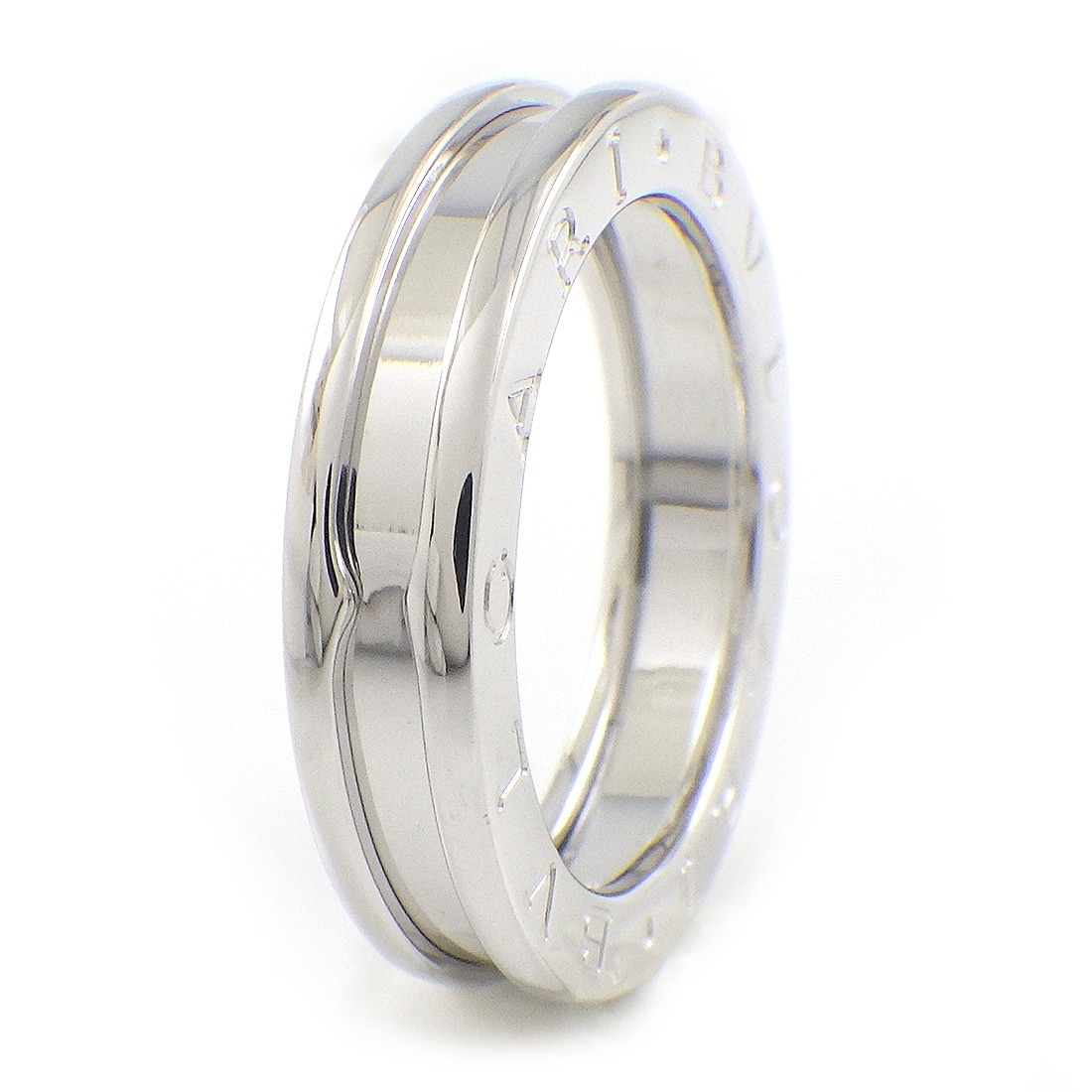 ブルガリ BVLGARI リング B-zero1 ビーゼロワン 1バンド 336021 XS K18WG 14.5号 / #55 【中古】