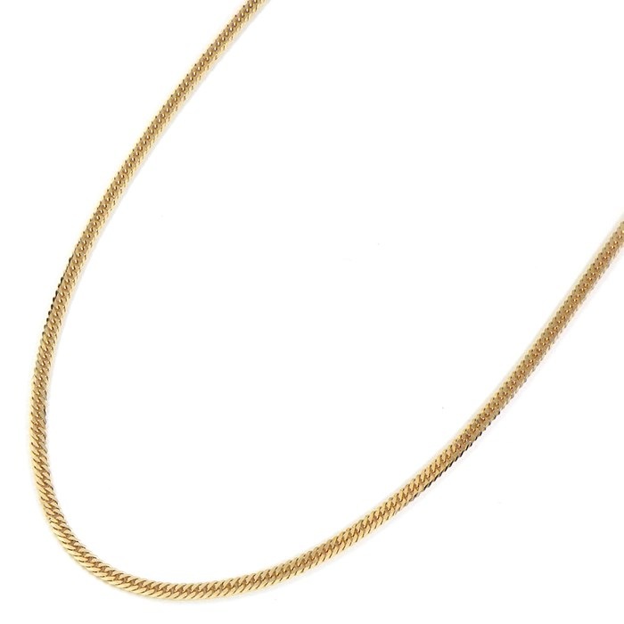 ネックレス 喜平 キヘイ 6面 ダブル K18YG