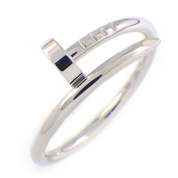 カルティエ Cartier リング ジュスト アン クル SM B4226056 釘モチーフ K18WG 17号 / #56 【箱・保付き】 【中古】