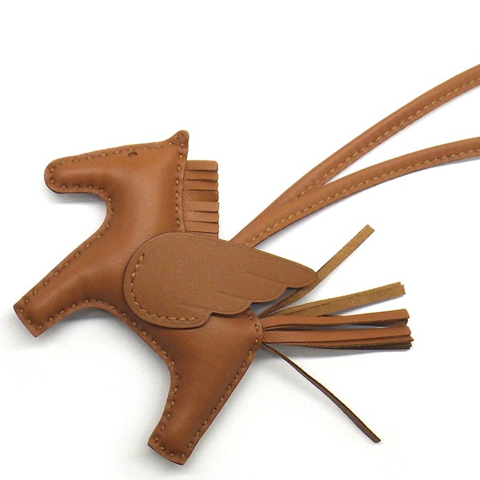 エルメス HERMES エルメス HERMES バッグチャーム ロデオ ペガサス PM 2024年製 ゴールド アニョーミロ スイフト レザー 【中古】