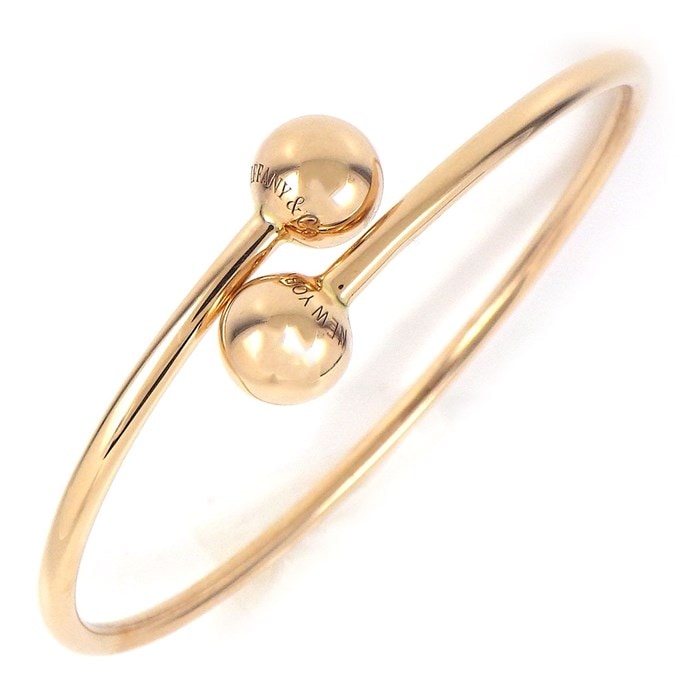 ティファニー Tiffany & Co. バングル ハードウェア ボール K18PG 【中古】