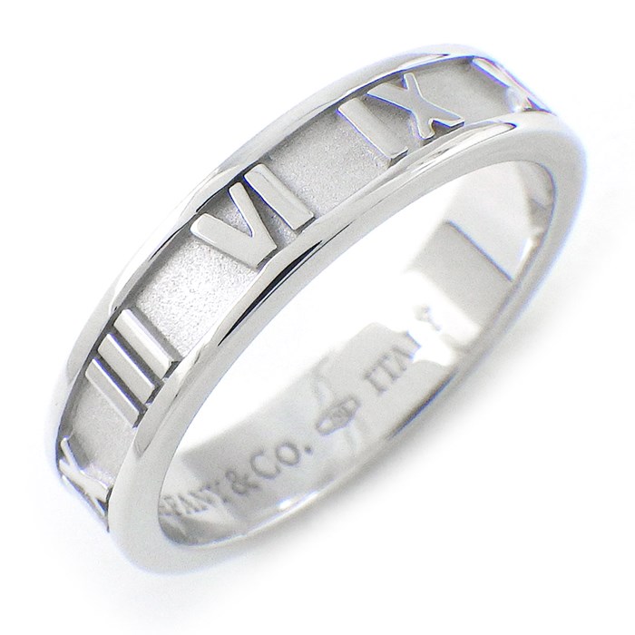 ティファニー Tiffany & Co. リング アトラス ナロー K18WG 11号 【中古】