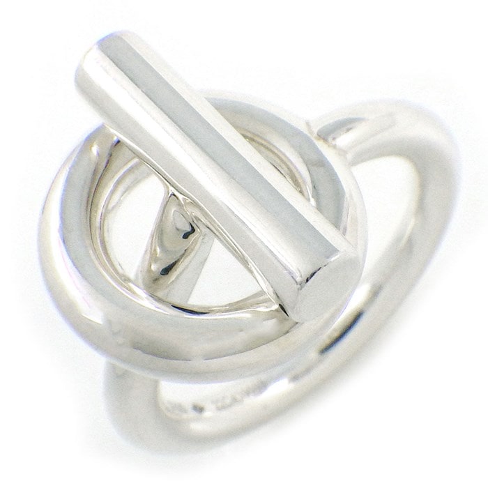  エルメス HERMES リング エシャペ トグルクラスプ モチーフ SV925 14号 / #54 【中古】