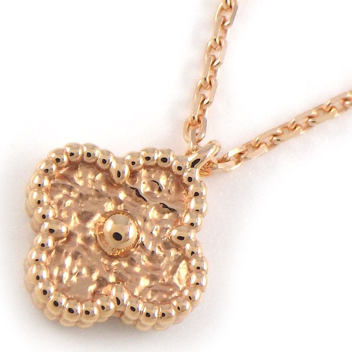 ヴァンクリーフ＆アーペル Van Cleef & Arpels ネックレス スウィート アルハンブラ VCARO8DF00 K18PG 【箱・保付き】 【中古】