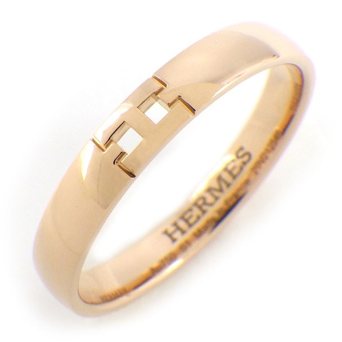 エルメス ゴールドリング 2.0g K18 ゴールド　H ロゴ エルメス ゴールドリング 2.0g K18 ゴールド H ロゴ