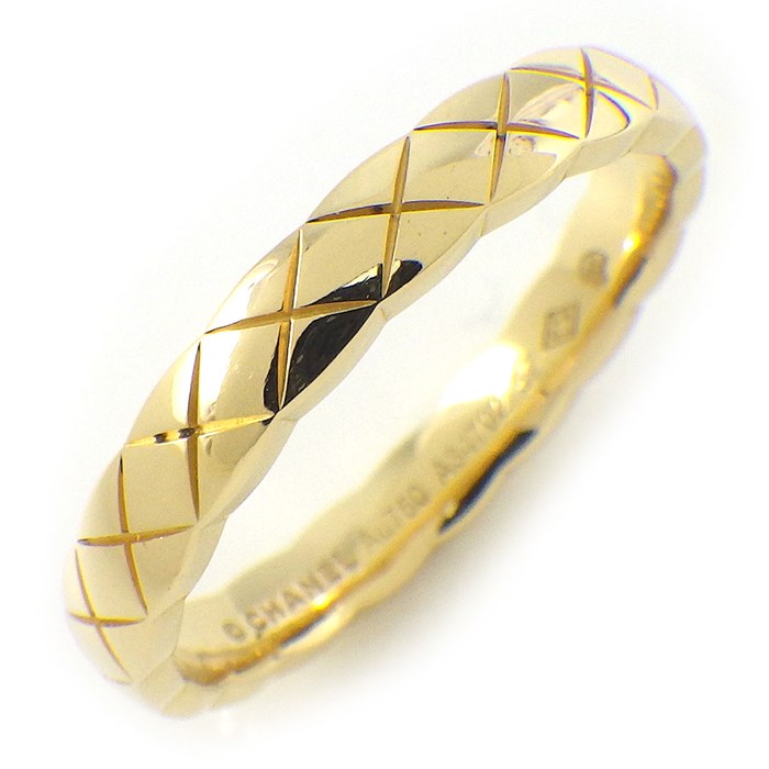 シャネル CHANEL リング ココクラッシュ ミニ J11794 K18YG 16号 / #57 【箱・保付き】 【中古】