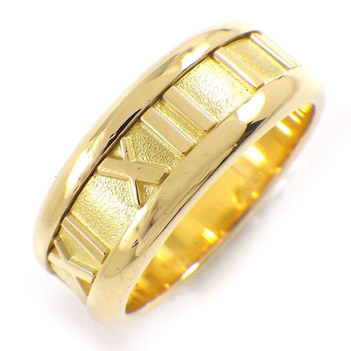 ティファニー Tiffany & Co. リング アトラス K18YG 11.5号 【中古】