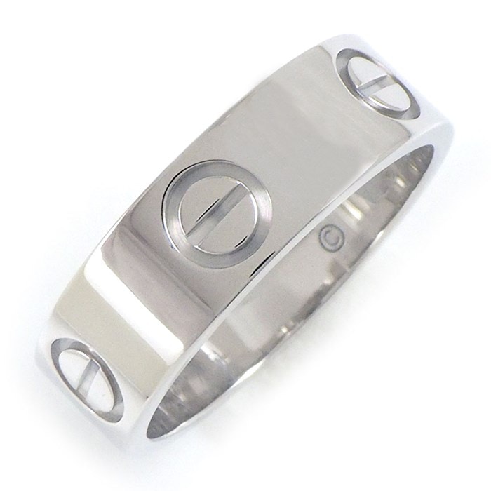 カルティエ Cartier リング ラブ クラシックモデル MM B4084751 K18WG 11号 / #51 【中古】