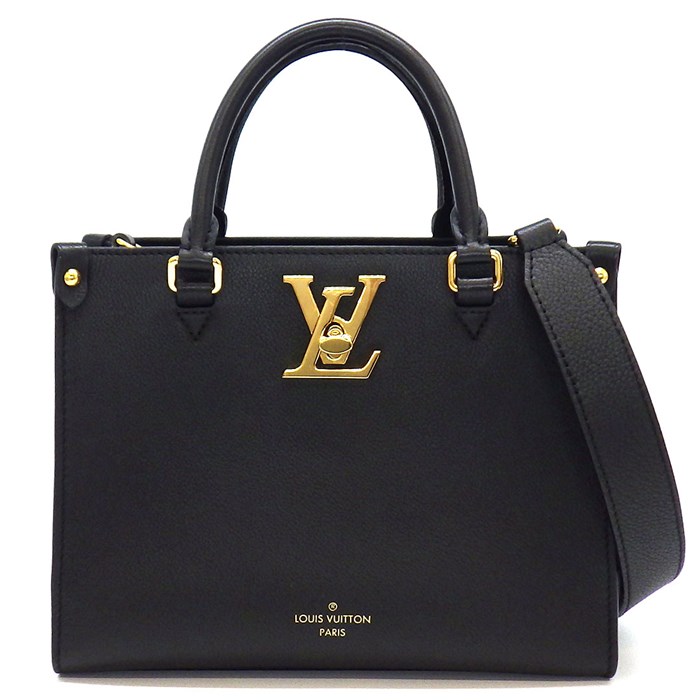 ルイ・ヴィトン Louis Vuitton ハンドバッグ ショルダーバッグ ロック＆ゴー ロックミー M22311 ノワール グレインドカーフスキン ゴールド金具 【中古】