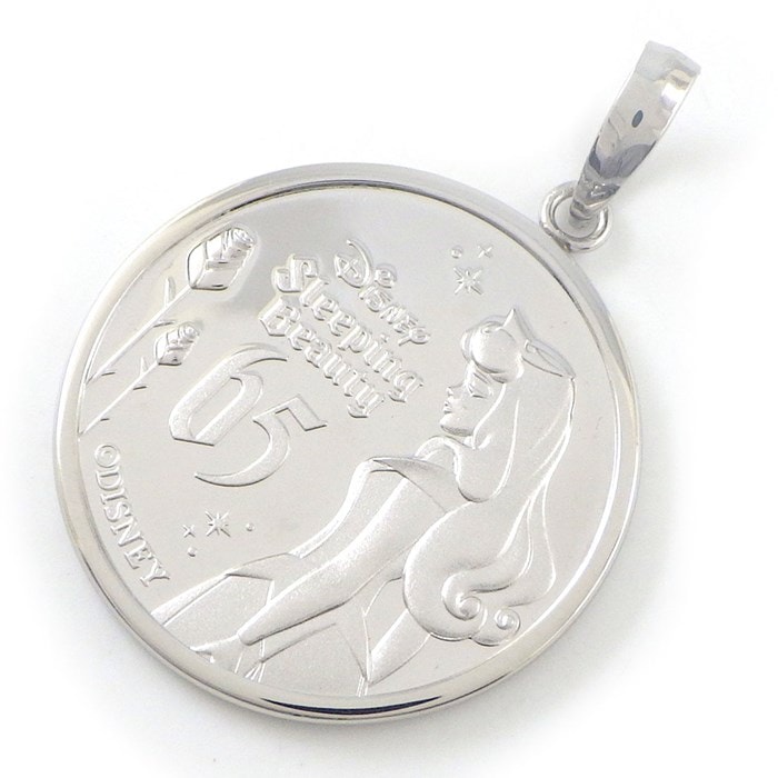 ディズニー Disney ペンダントトップ 眠れる森の美女 65周年 1/10oz 2024年 550枚限定 PT999