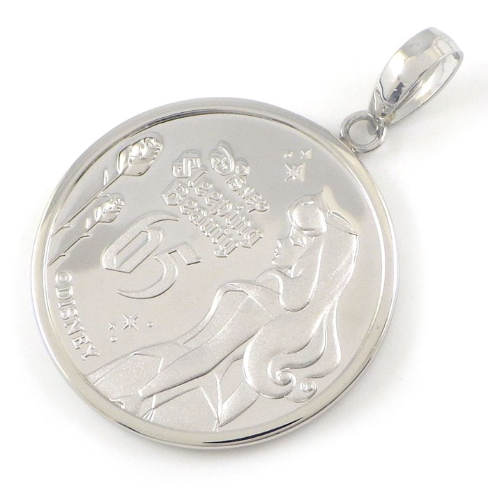 ディズニー Disney ペンダントトップ 眠れる森の美女 65周年 1/10oz 2024年 550枚限定 PT999