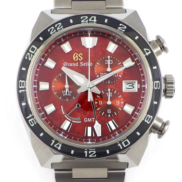 グランドセイコー Grand Seiko 腕時計 スポーツコレクション SBGC275/9R96-0AW0 20周年記念限定モデル 世界限定：700本 デイト 24時針 パワーリザーブ表示機能 レッド文字盤 チタン スプリングドライブ 【箱・保付き】 【中古】