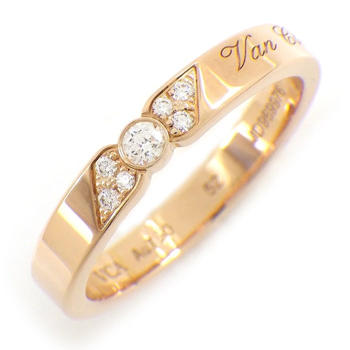 ヴァンクリーフ＆アーペル Van Cleef & Arpels リング トゥージュール シニアチュール エトワール マリッジ VCARP7RE00 7ポイント ダイヤモンド 計0.07ct K18PG 11.5号 / #52 【中古】